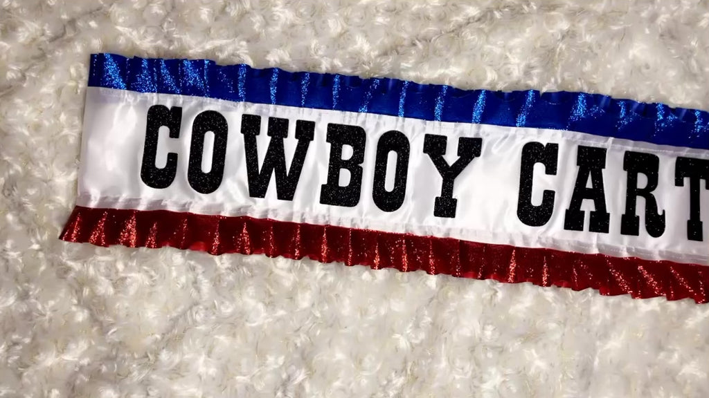 Custom Cowboy Sash