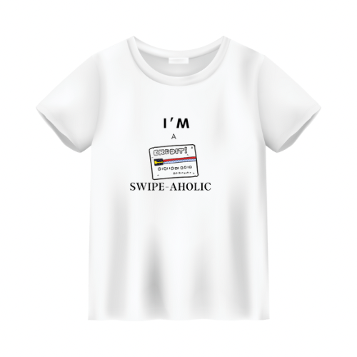 SWIPE-AHOLIC T-SHIRT